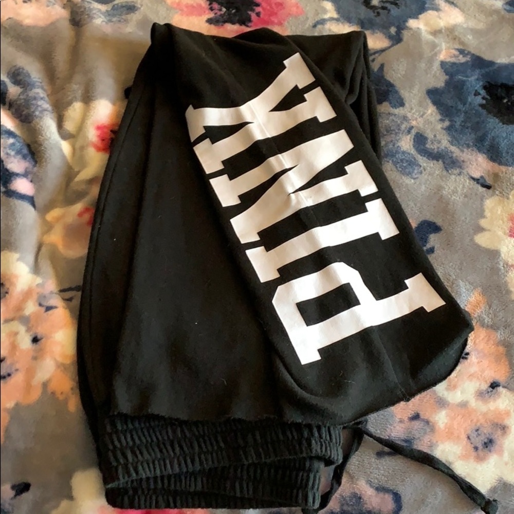 Pink sweat pants